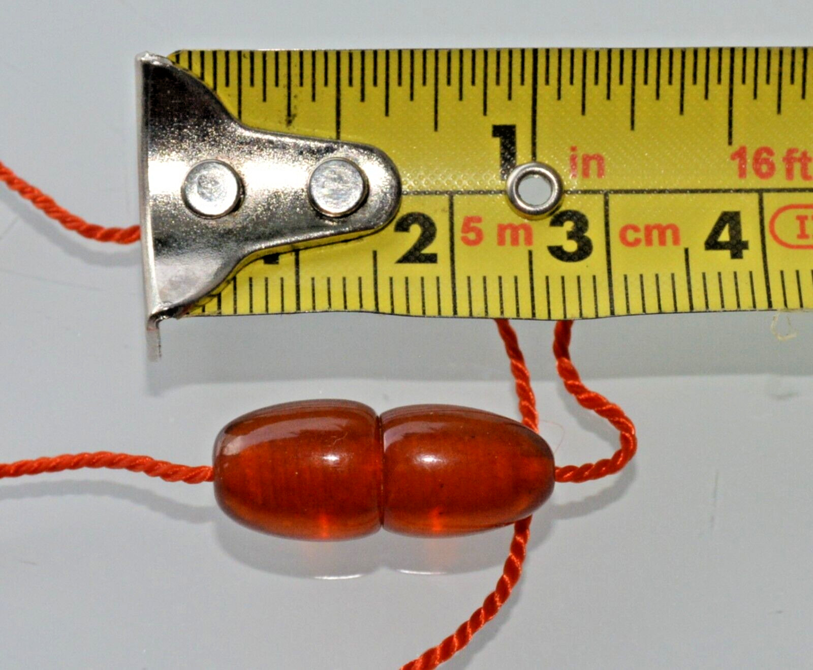 ✅1970y RUSSIAN SOVIET BALTIC SEA AMBER TWIST CLASP NECKLACE 老琥珀 BEADS STONE ROCK