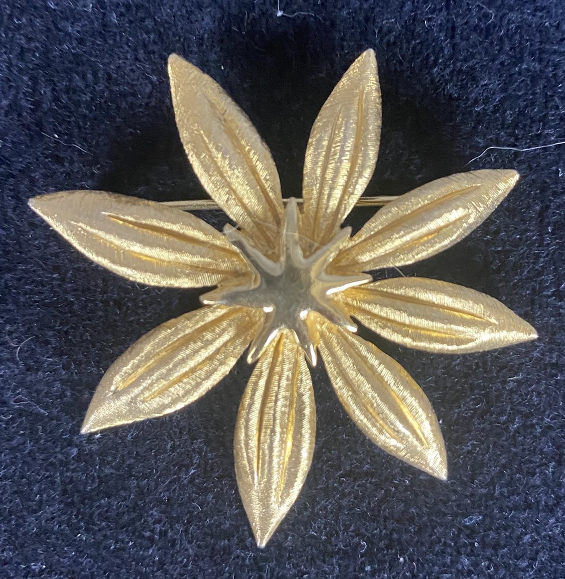 Vintage Signed Crown Trifari Jewelry, Bracelet, 3 Broochs, 4 Pair Clip Earrings
