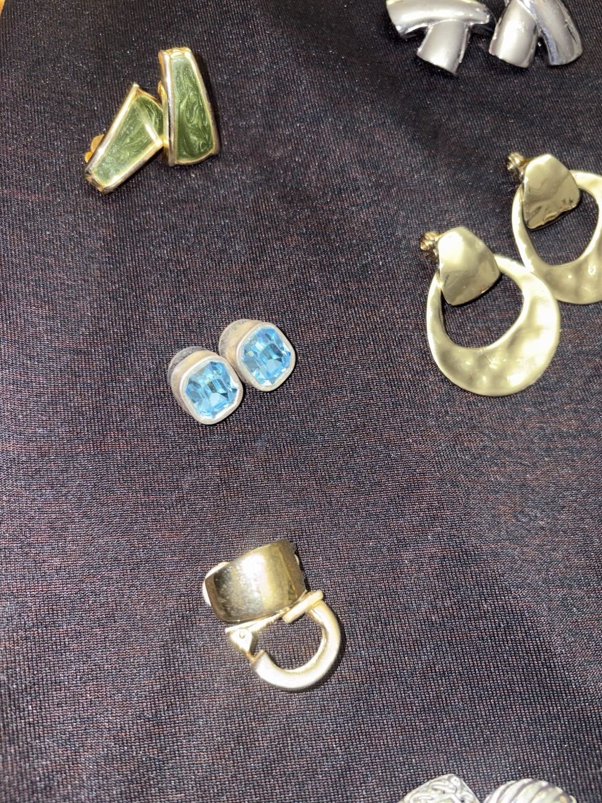 Vintage Mixed Lot Earrings 60s-80s theme costume jewelry