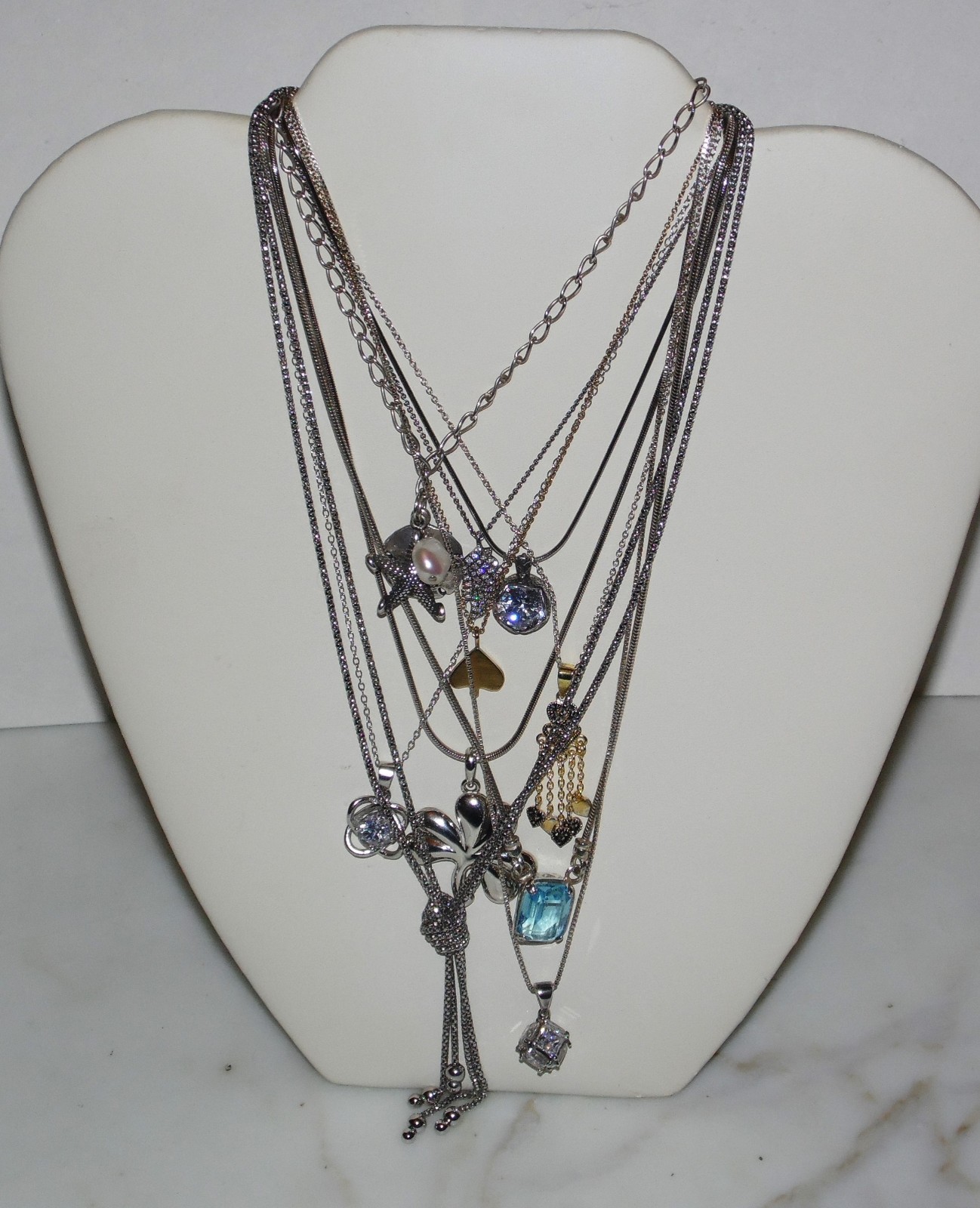 Vintage Jewelry Lot Sterling Silver 925 Wearable Signed Silpada Italy Necklace