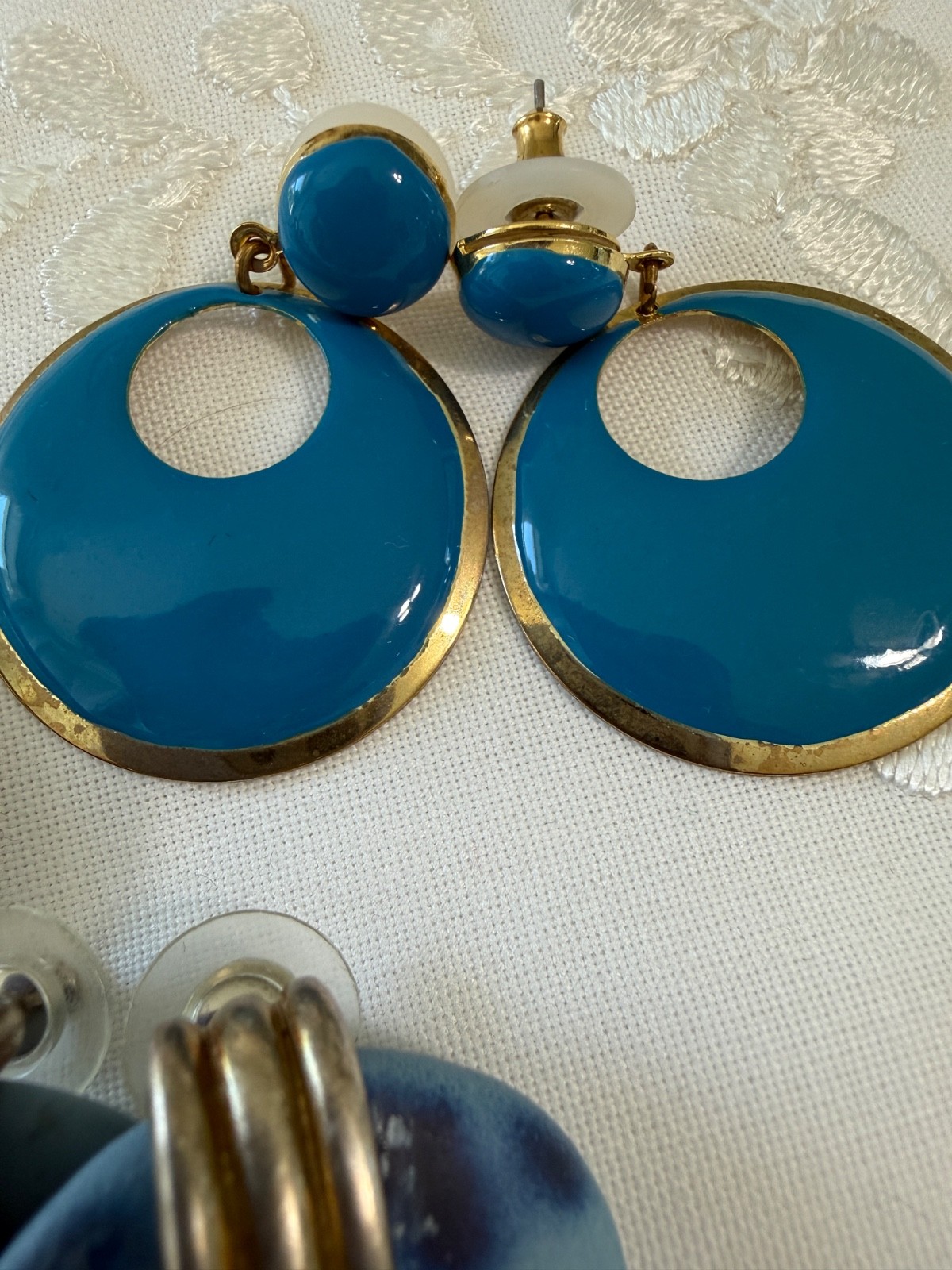 Vintage Pierced Earrings. 1990’s. Fun! Lightweight. 1980’s. Excellent Condition.
