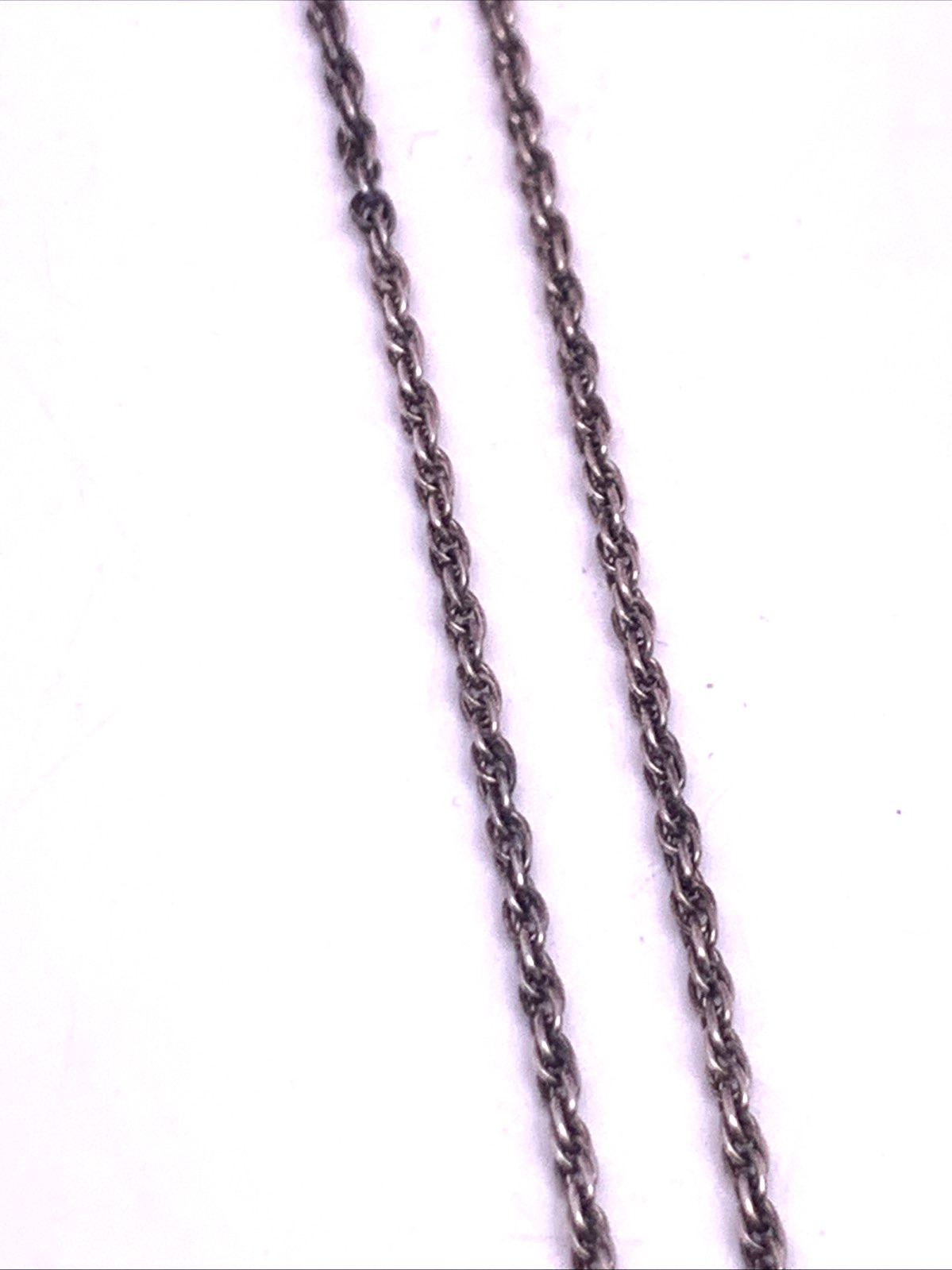 VTG 925 Sterling Silver Crucifix Necklace Italy Jesus Cross Pendant 6.7g