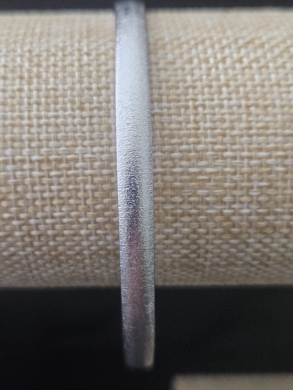 Post 1950 Monet Silver-tone Bracelet With Brushed Textured Finish