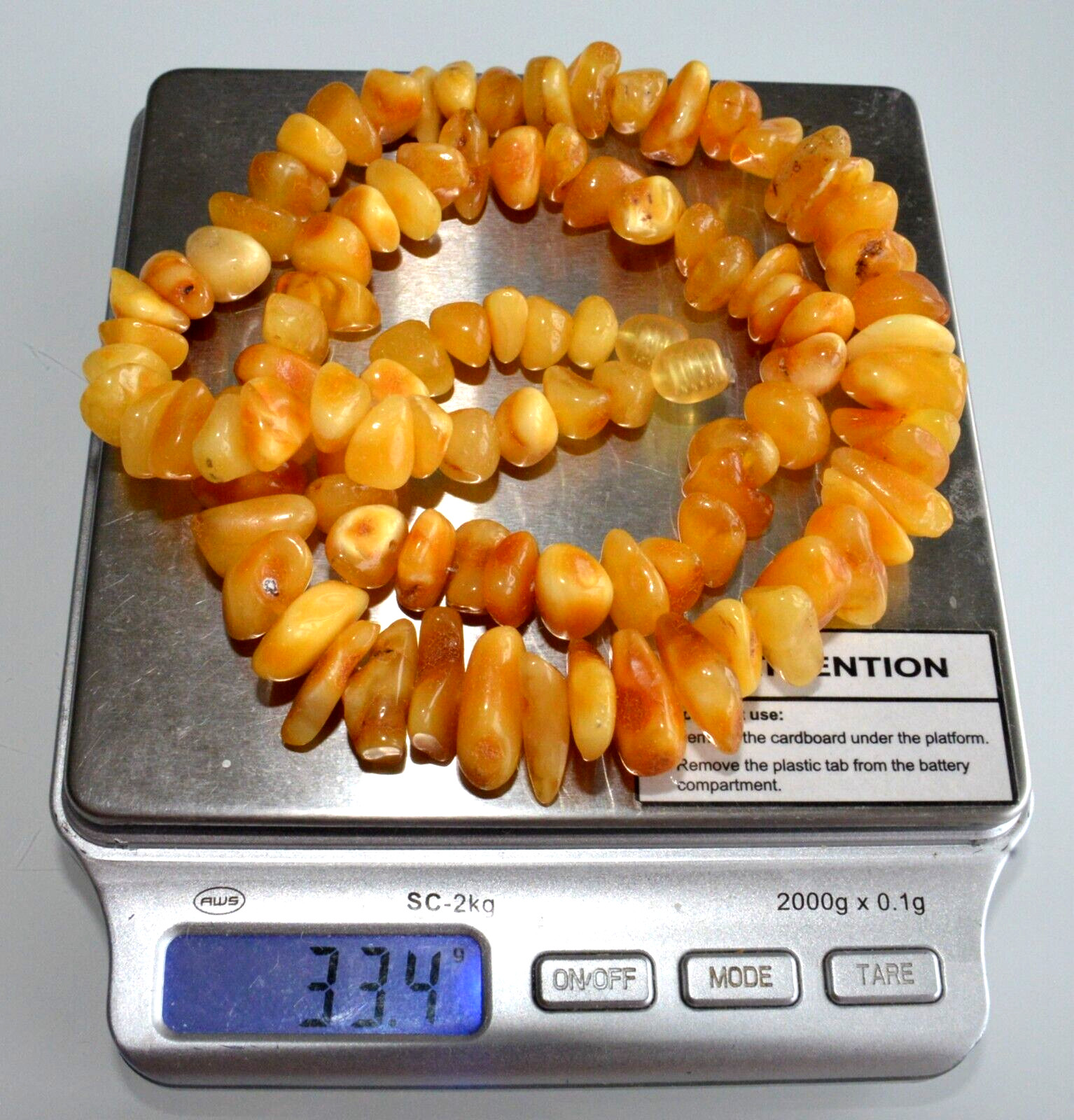 33gr RUSSIAN SOVIET BALTIC AMBER BEAD NECKLACE 琥珀 BRACELET STONE PENDANT EARRING