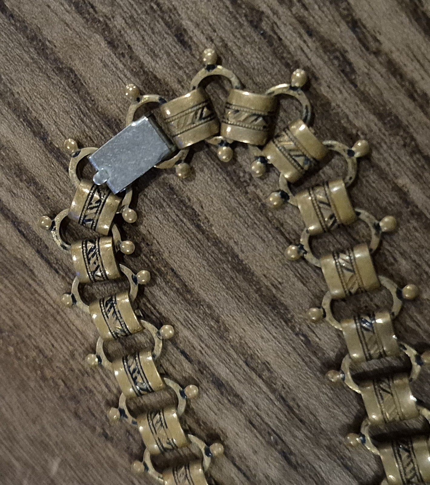 Vintage Victorian Revival Brass Winged Heart Locket Necklace
