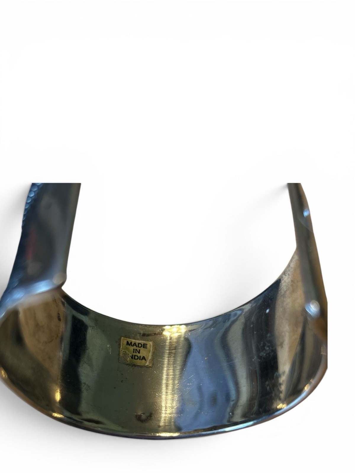 Beautiful vintage silver plated etched bracelet