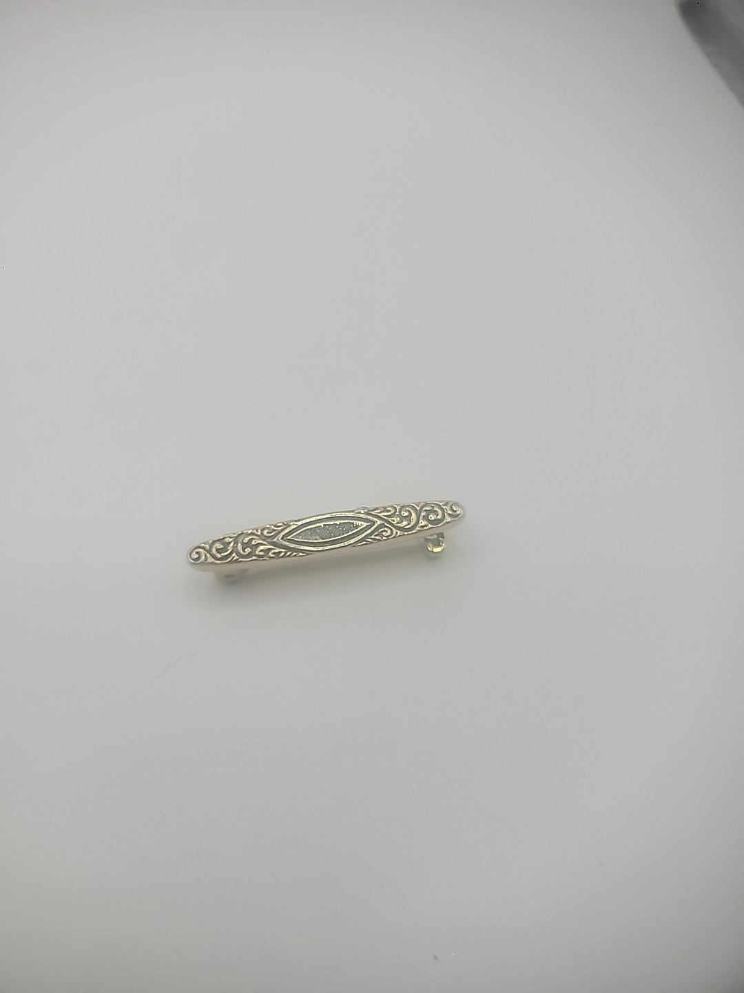 Vintage Gold Tone Bar Brooch Pin Small Dainty Jewelry Costume