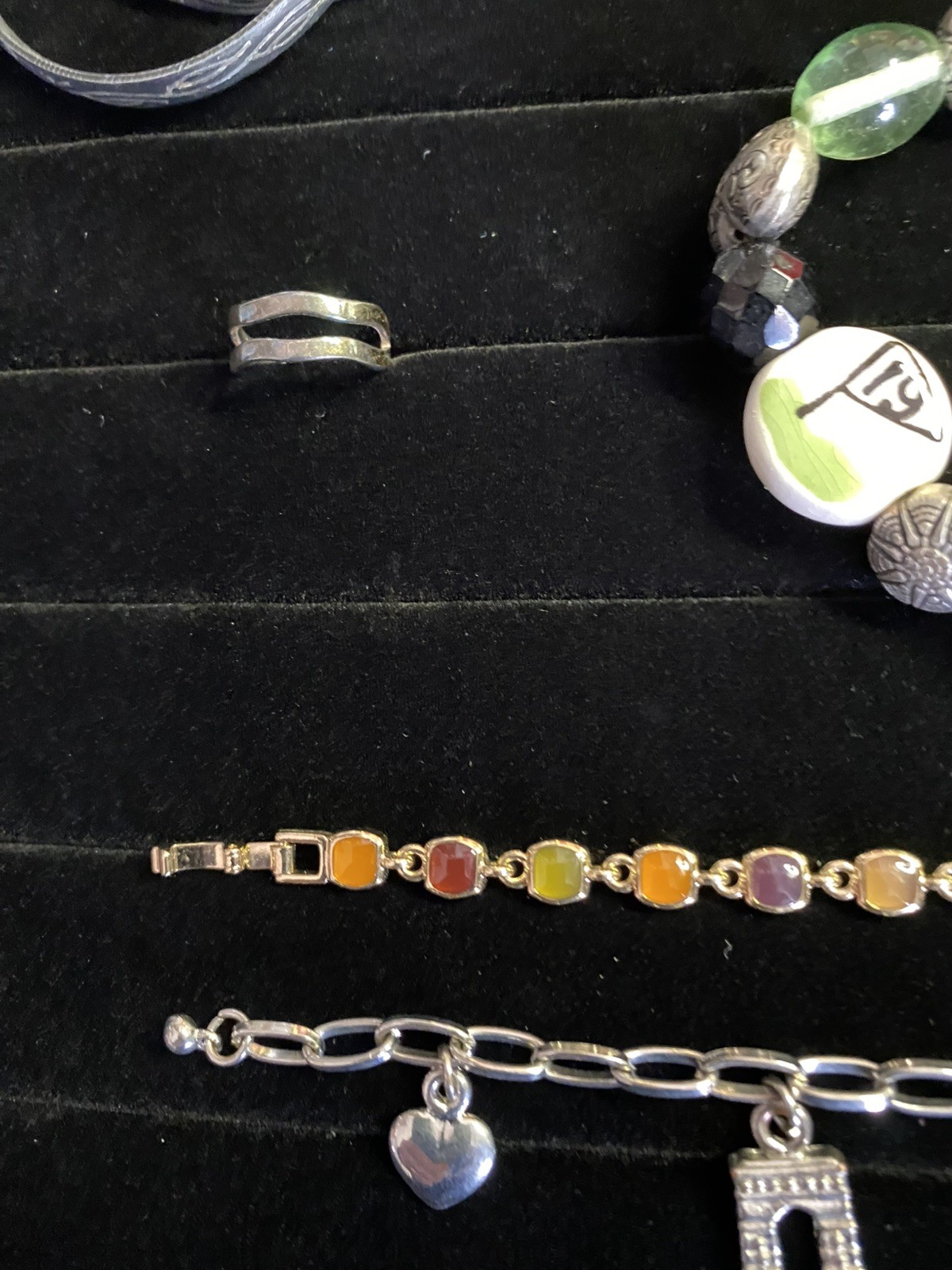 VTG – Modern Jewelry Bracelet Ring Lot Costume Silver And Gold Tone