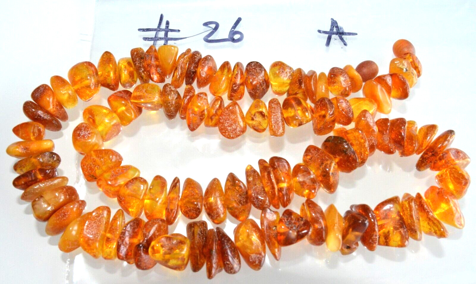 43gr RUSSIAN SOVIET BALTIC AMBER BEAD NECKLACE 琥珀 BRACELET STONE PENDANT EARRING