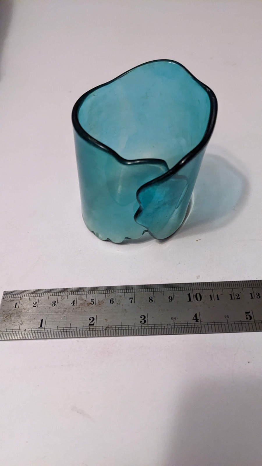 3 x Vintage Acrylic Cuff Bracelets Black, Blue and Clear