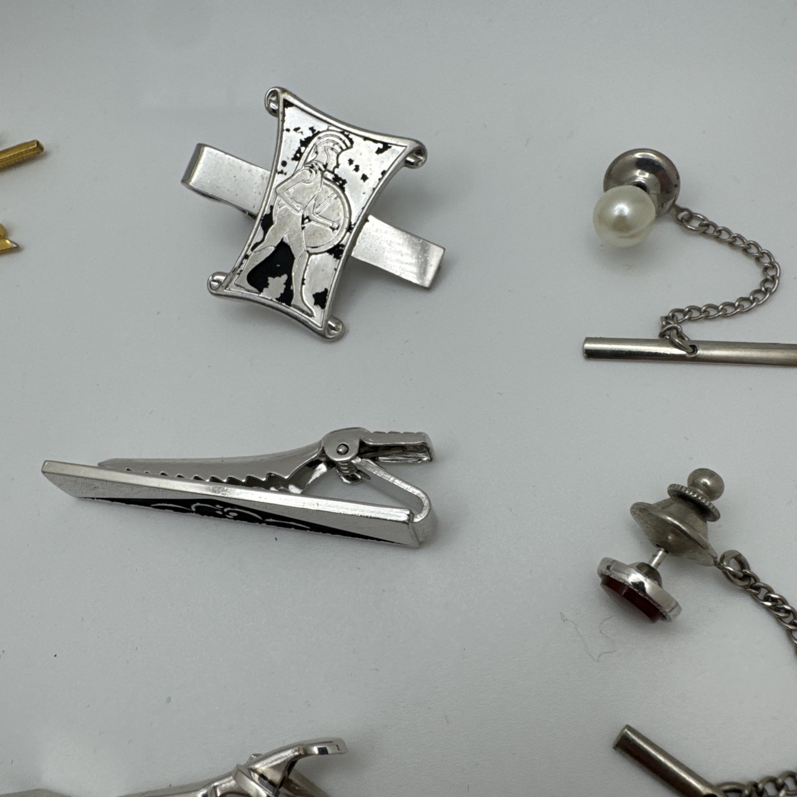 Vintage Now Tie Tack Tie Clip Cuff Link Lot Sale Men’s Fashion Read