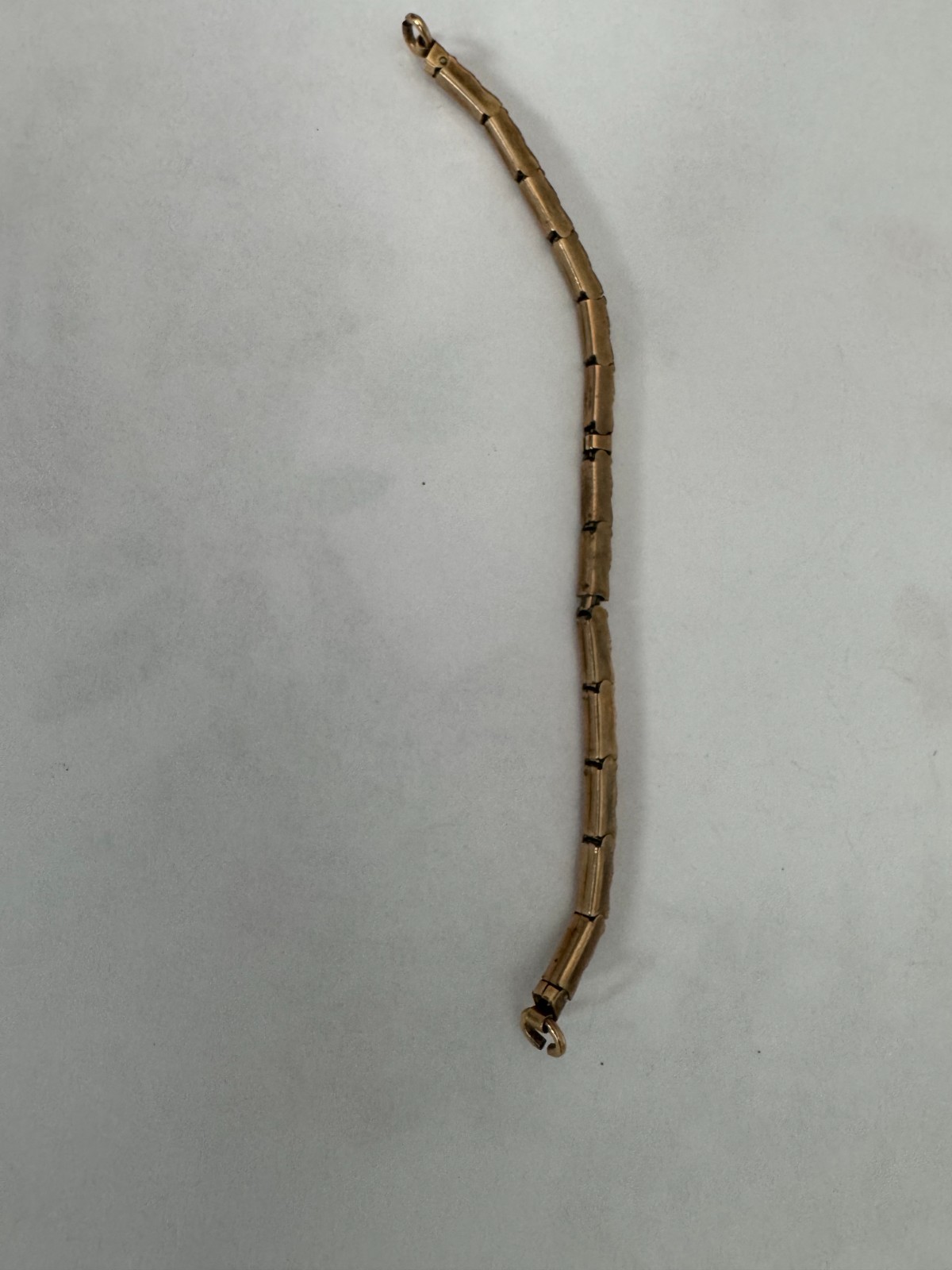 Vintage Gemex gold toned expanding bracelet Made in USA