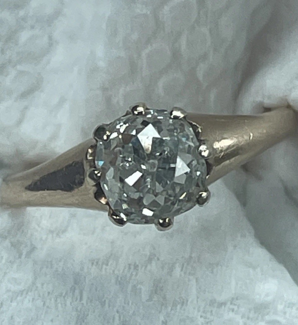 Vintage Diamond Ring – 1.32CTW Old European Cut