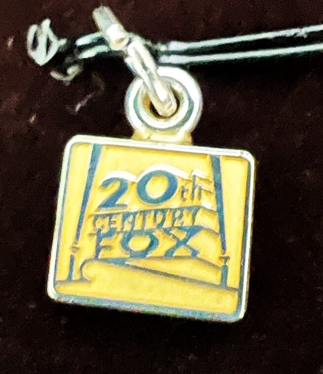 Small 10k Gold 20th Century Fox Charm 10k Gold bout 1/4 by 1/4 inch
