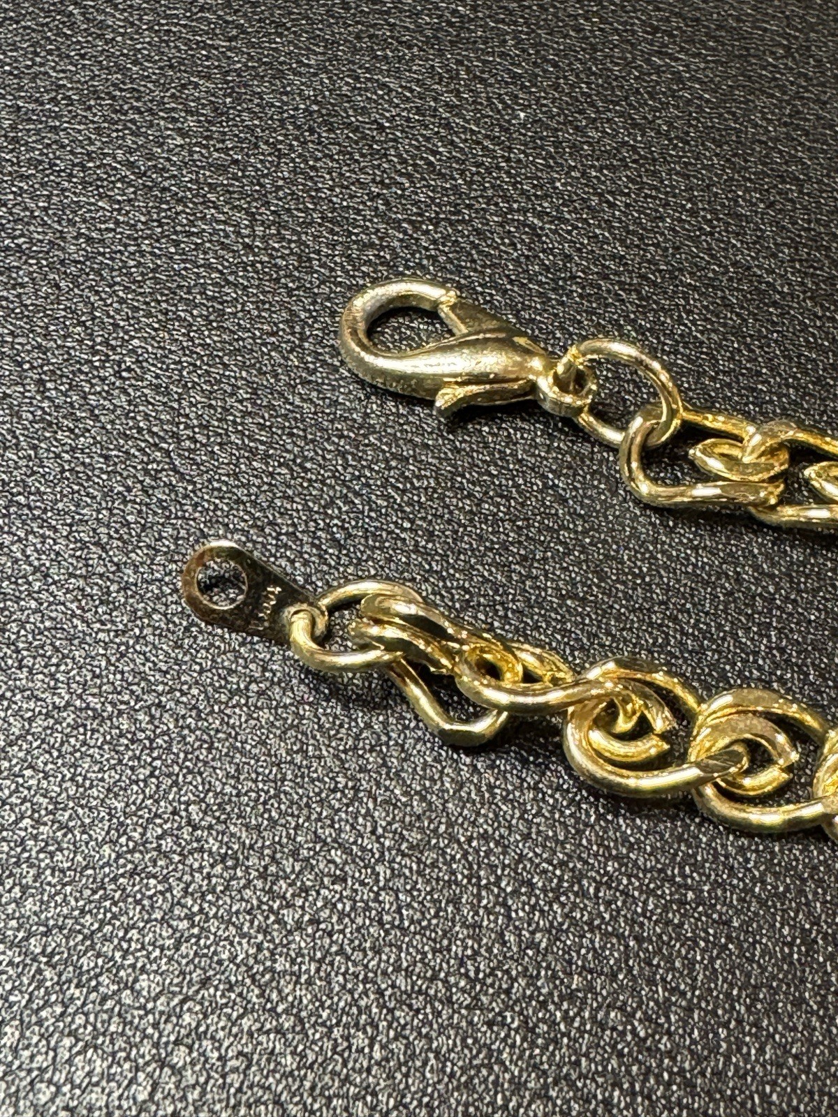 Vintage Gold Tone Mariner Anchor Link Chain Necklace 23.5” 8mm Korea 44g