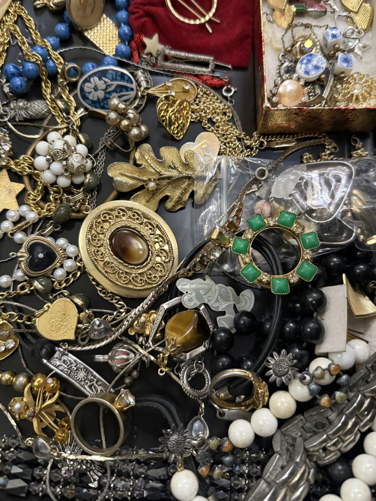 Vintage • Antique • Modern • Estate Sorted Mix Jewelry Wholesale Grab Bag