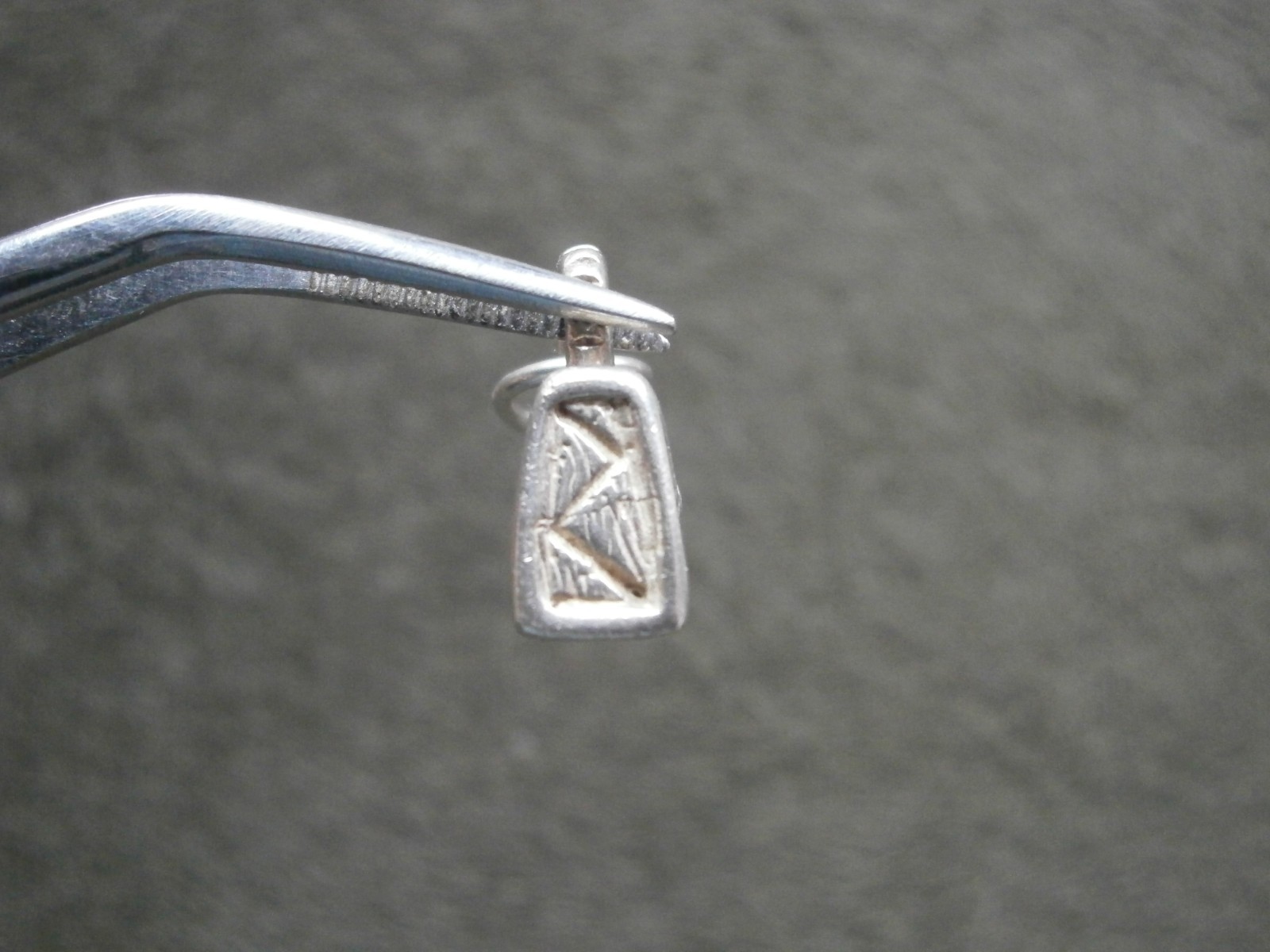 Purse Handbag Vintage Solid Sterling Silver Bracelet Charm Pendant 2.5g
