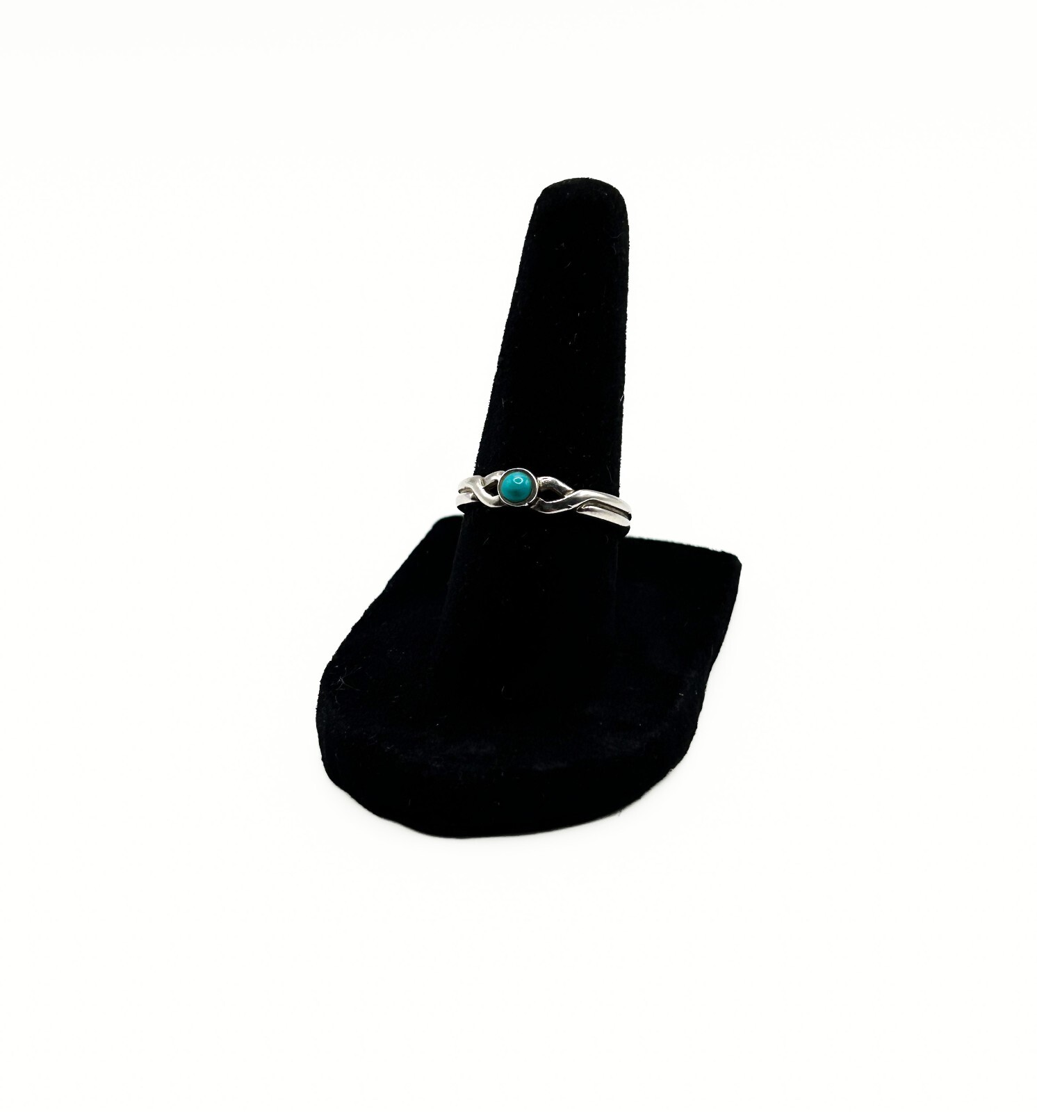 Vintage Sterling Silver 925 Ring w/ Possible Turquoise Center Stone, Size 7