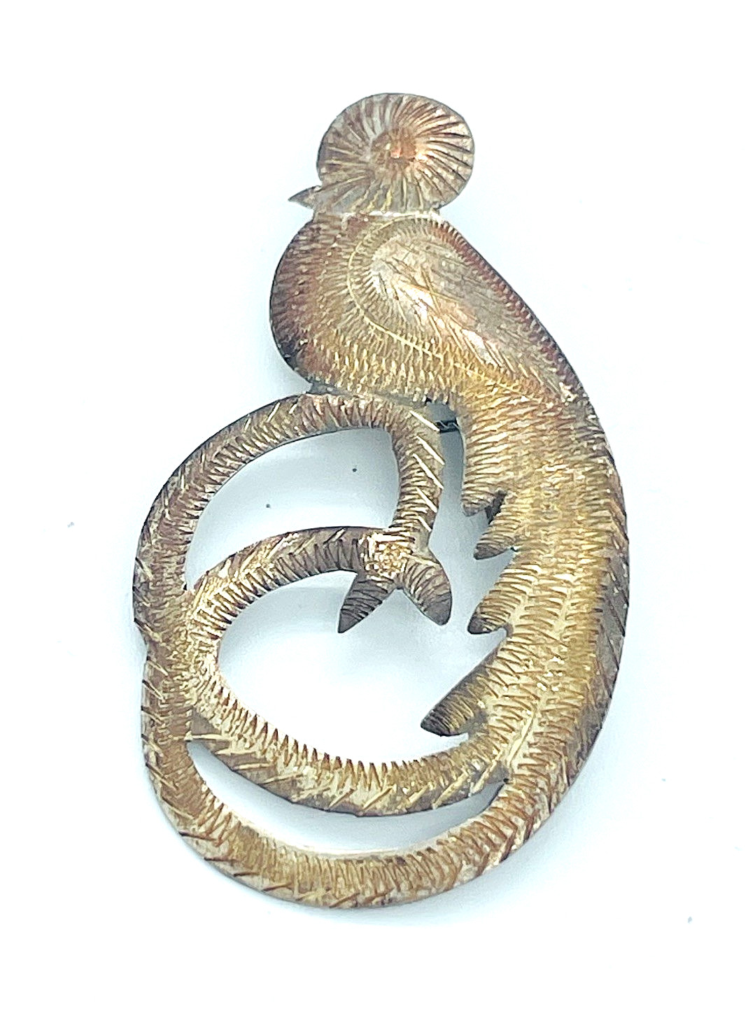 Sterling Silver Quetzal 2026 Modern Folklore Bohemian Sculptural Bird Pin