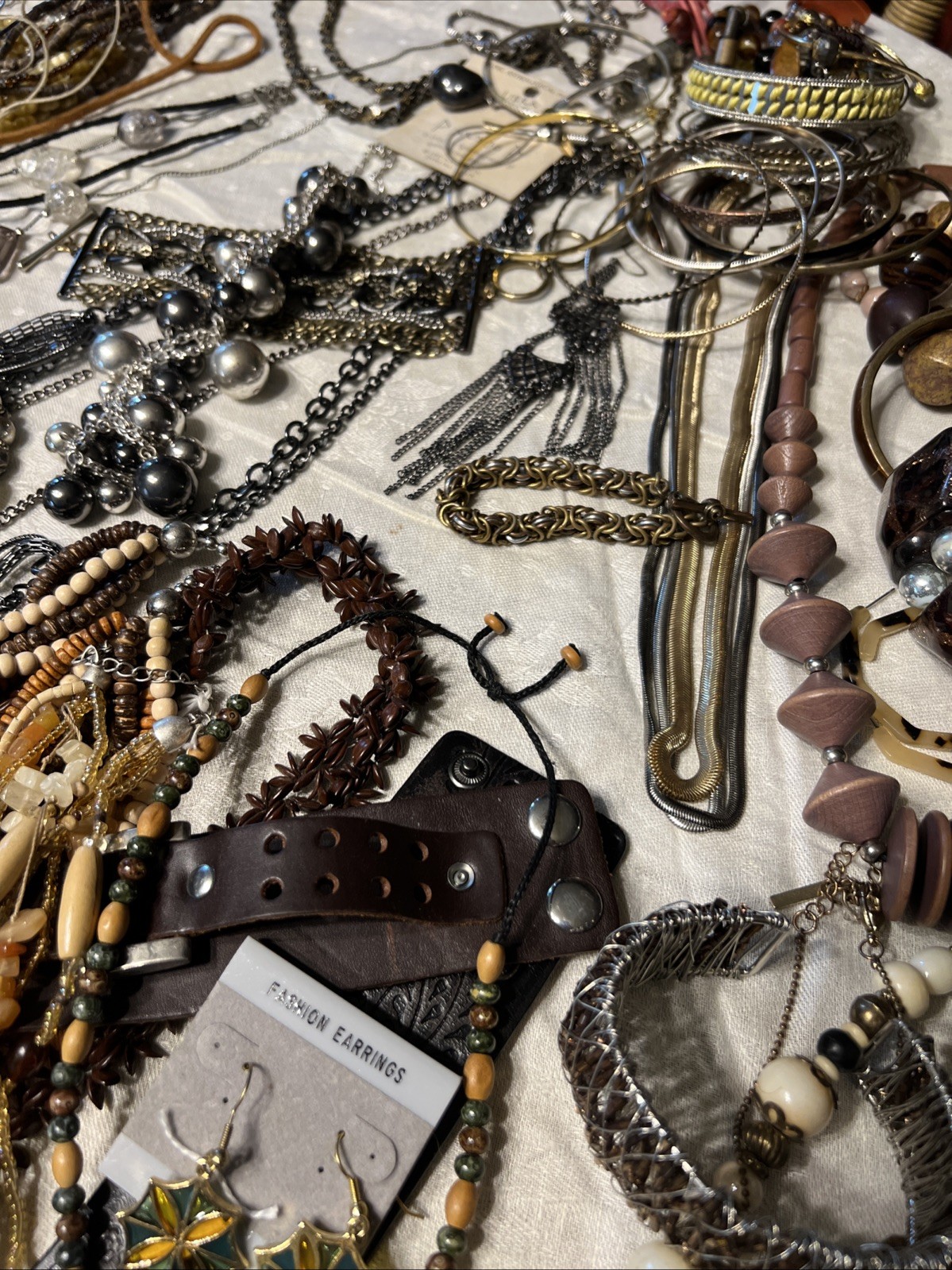 180pc VTG To Now Boho Artisan Eclectic Jewelry Lot Festival Maximalist Global