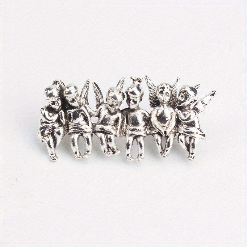Vintage Personality Creative Elegant Dripping Cherub Brooch Accessories