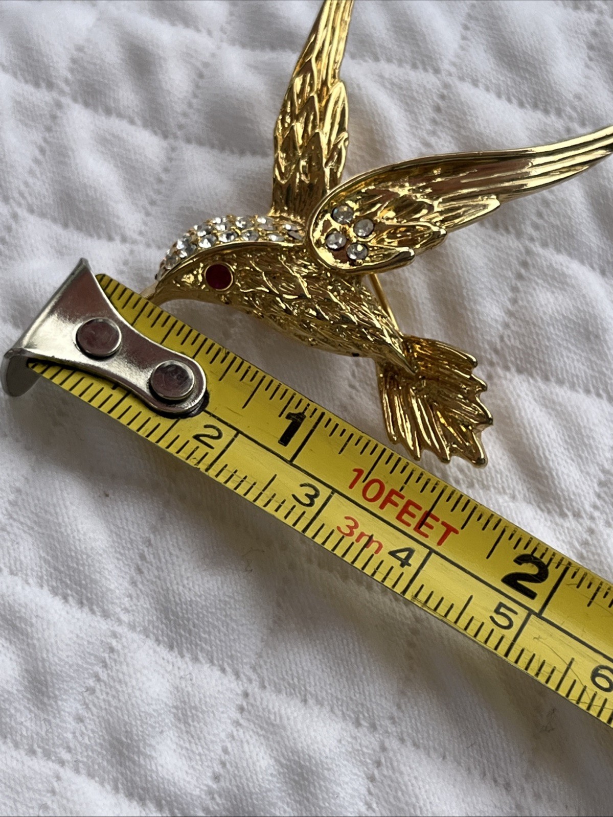 vintage hummingbird Christmas Tree Whimsical Brooch’s
