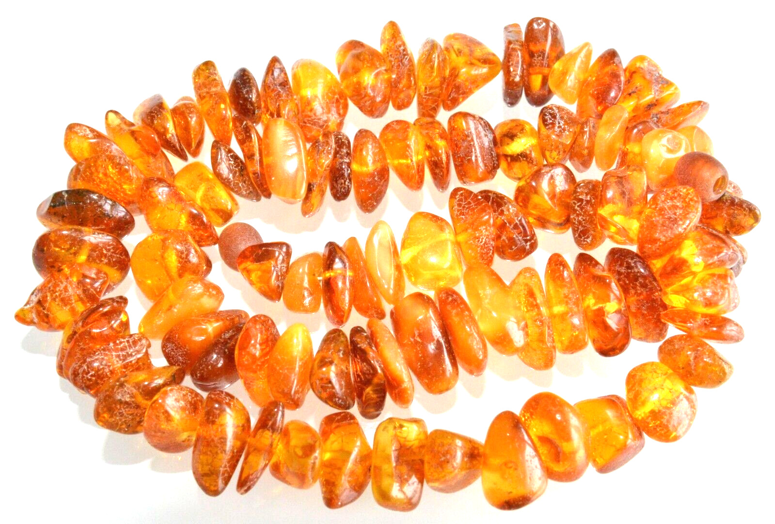 43gr RUSSIAN SOVIET BALTIC AMBER BEAD NECKLACE 琥珀 BRACELET STONE PENDANT EARRING