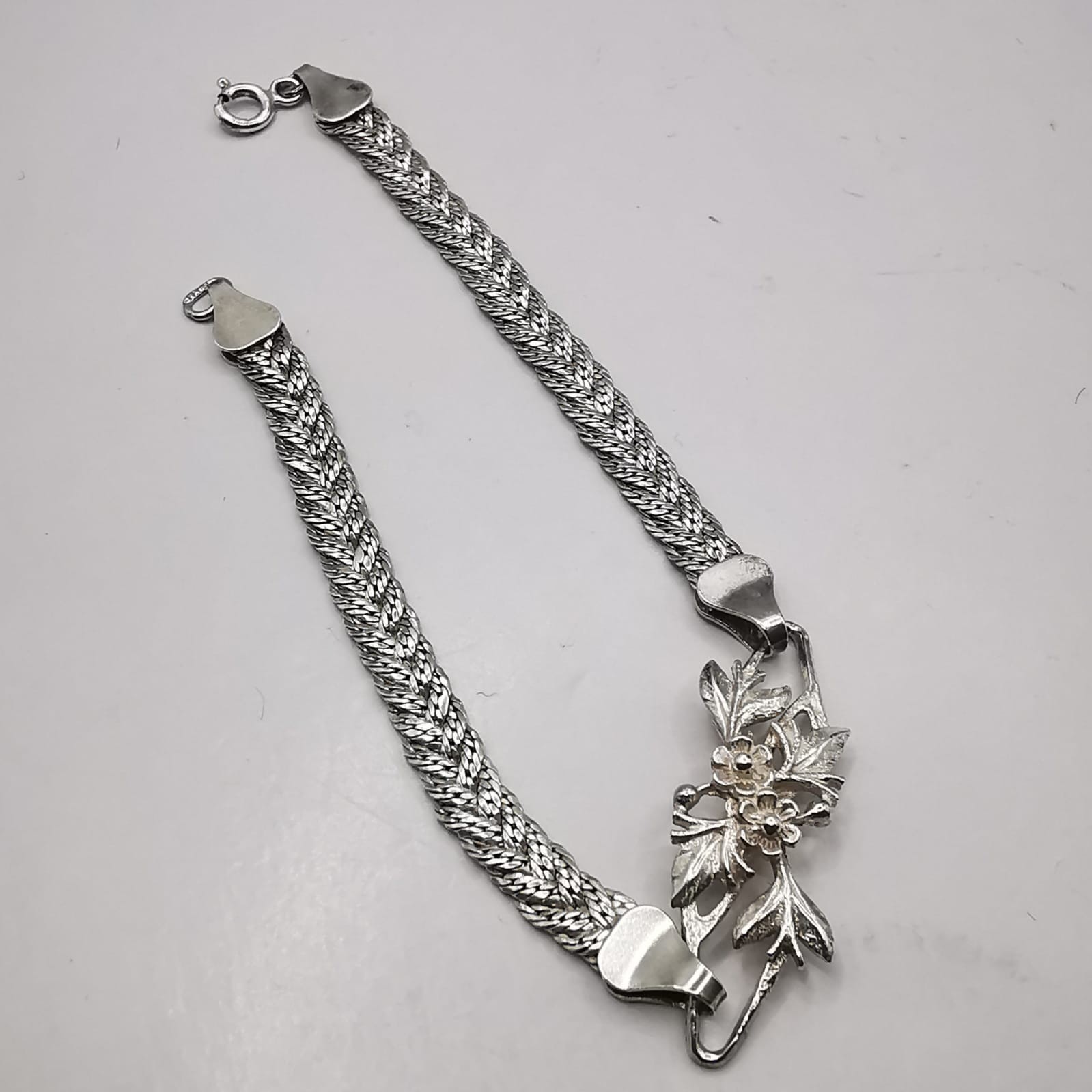 Vintage Very Beautiful Bracelet Jewelry,925 Sterling Silver, Handmade,seal, 8,17