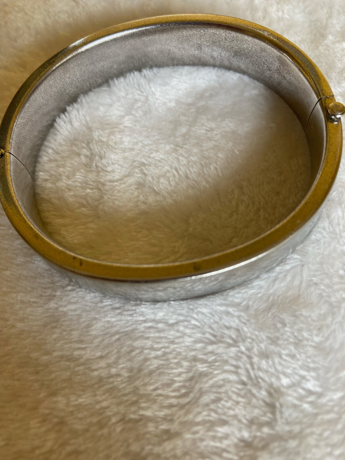 Vintage Rine Sterling Flower Etched Bangle Bracelet 25 g Sterling Silver