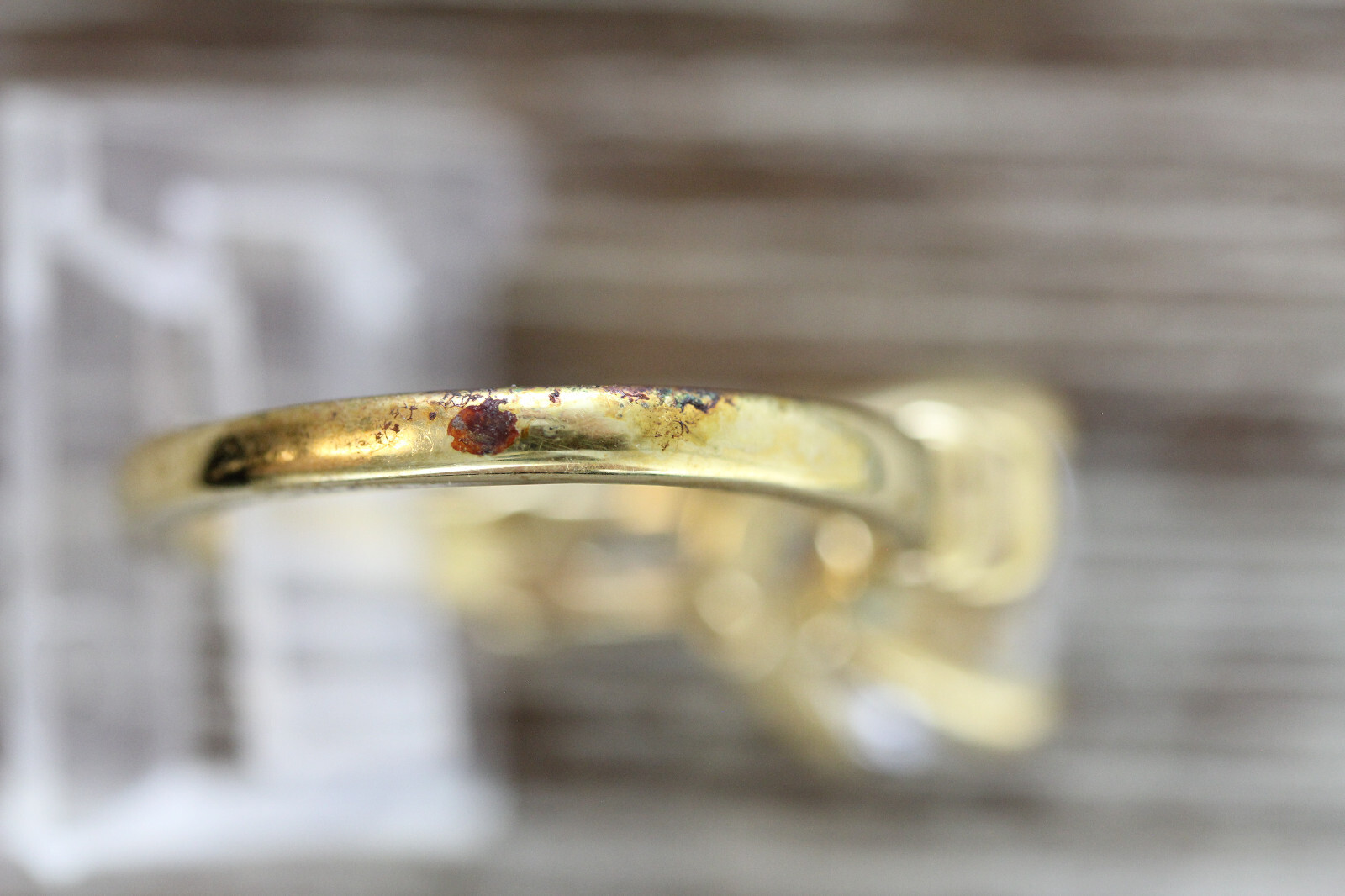 BRILLIANT WEDDING RIGHT HAND STERLING SILVER 925 RING SZ 9 LUXURY GOLD PLATED