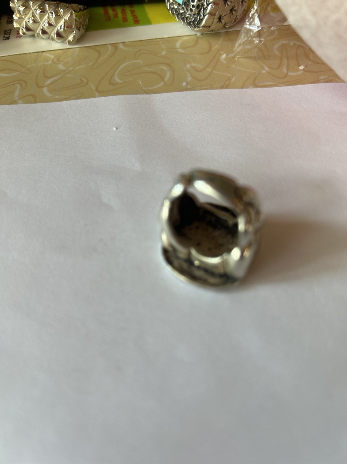 WHIMSICAL DIAN MALOUF Roman Coin STERLING SILVER RING SIZE 7