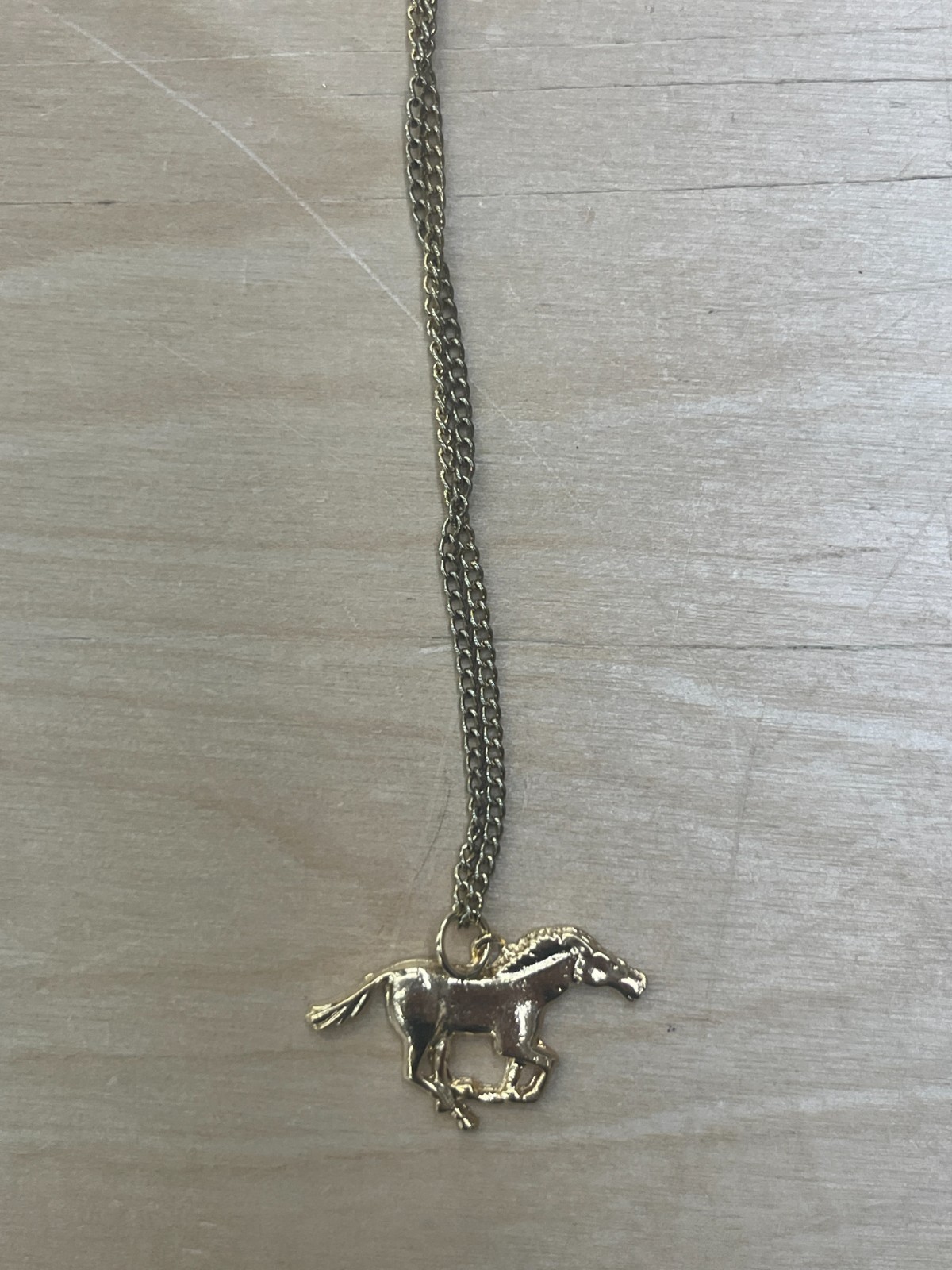 Vintage Avon Running Horse Pendant Gold Silver Tones -You Pick Your Horse