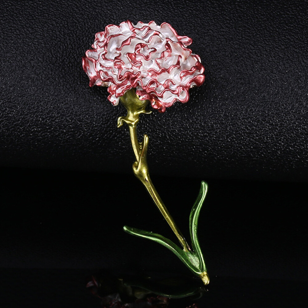 Exquisite Flower Brooch Pin Carnation Lapel Pin Collar Lapel Pin Jewelry