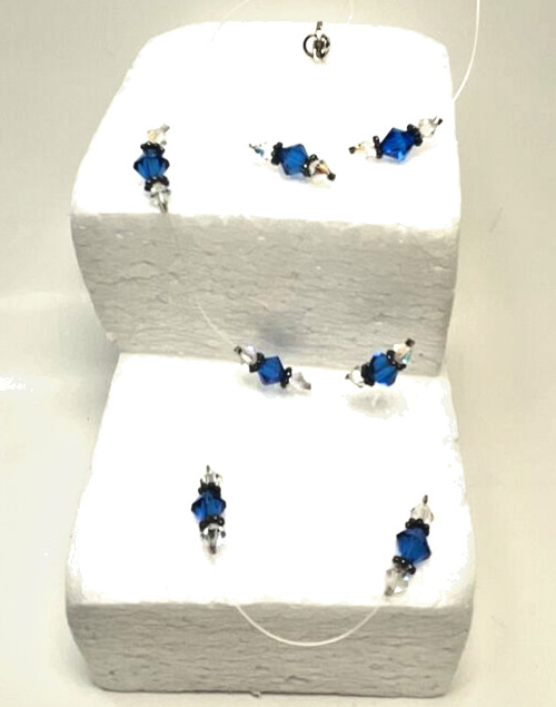 invisible chain crystal? sea glass? topaz? Lobster claw clasp Stunning
