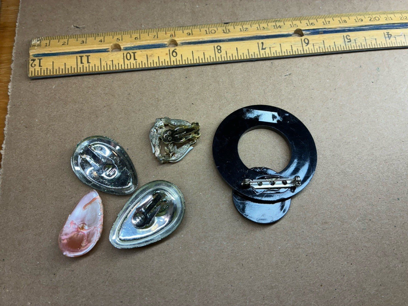 vintage earring lot modern mod 60’s – 80’s lot mixed