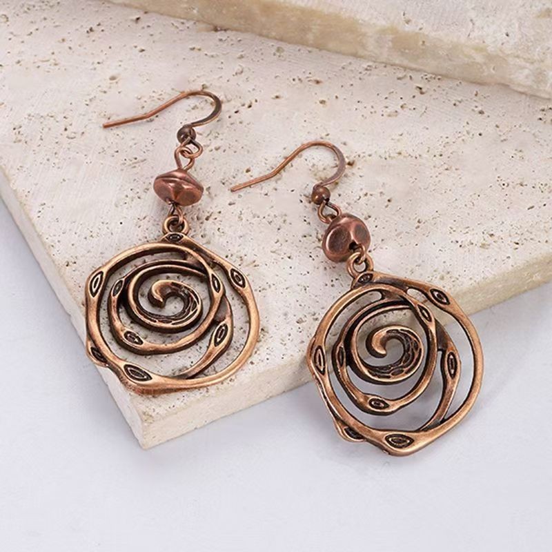 Vintage ethnic style earrings Bohemian Maillard jewelry