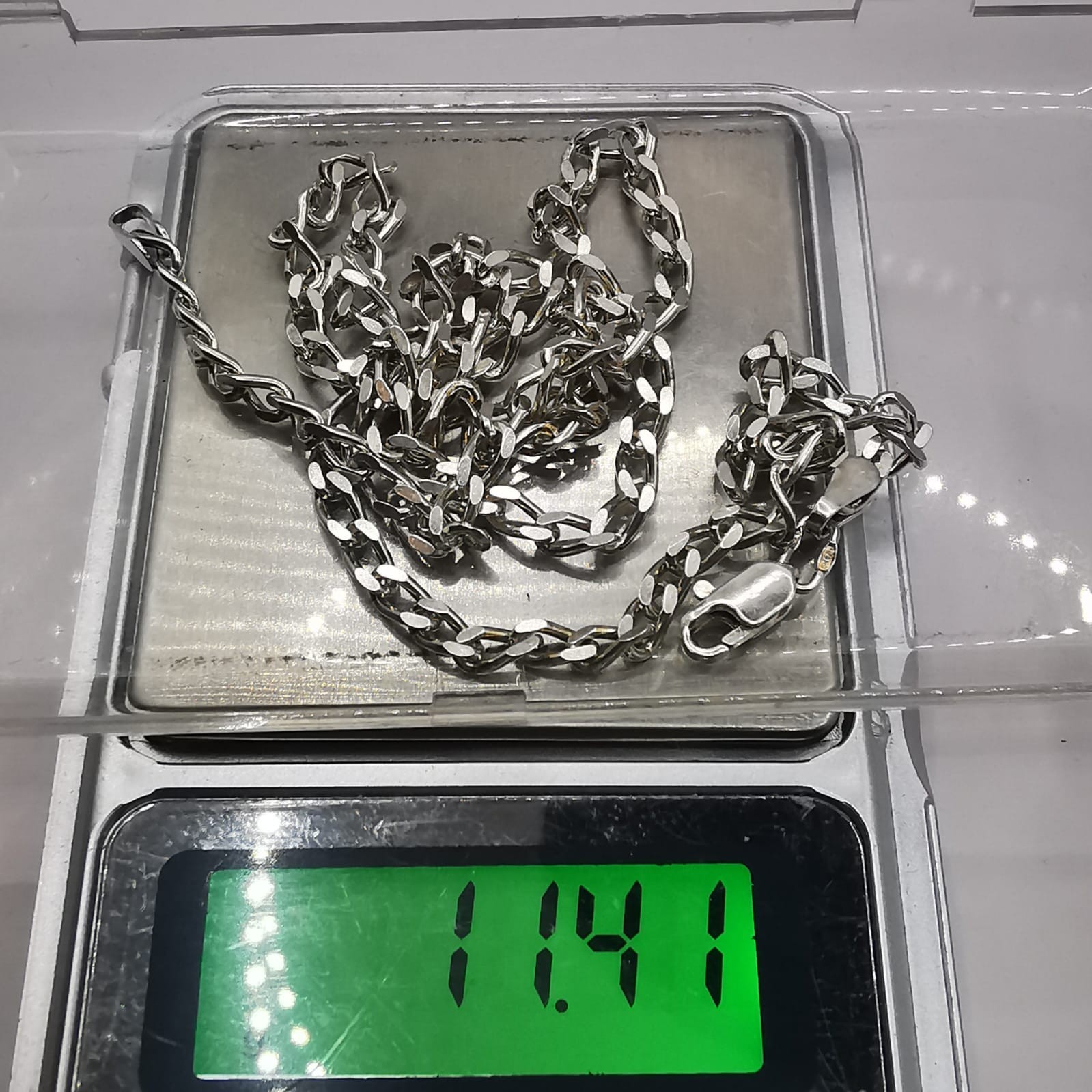 Vintage Beautiful Jewelry Chain,925 Sterling Silver,Signed ,Handmade 11,41g
