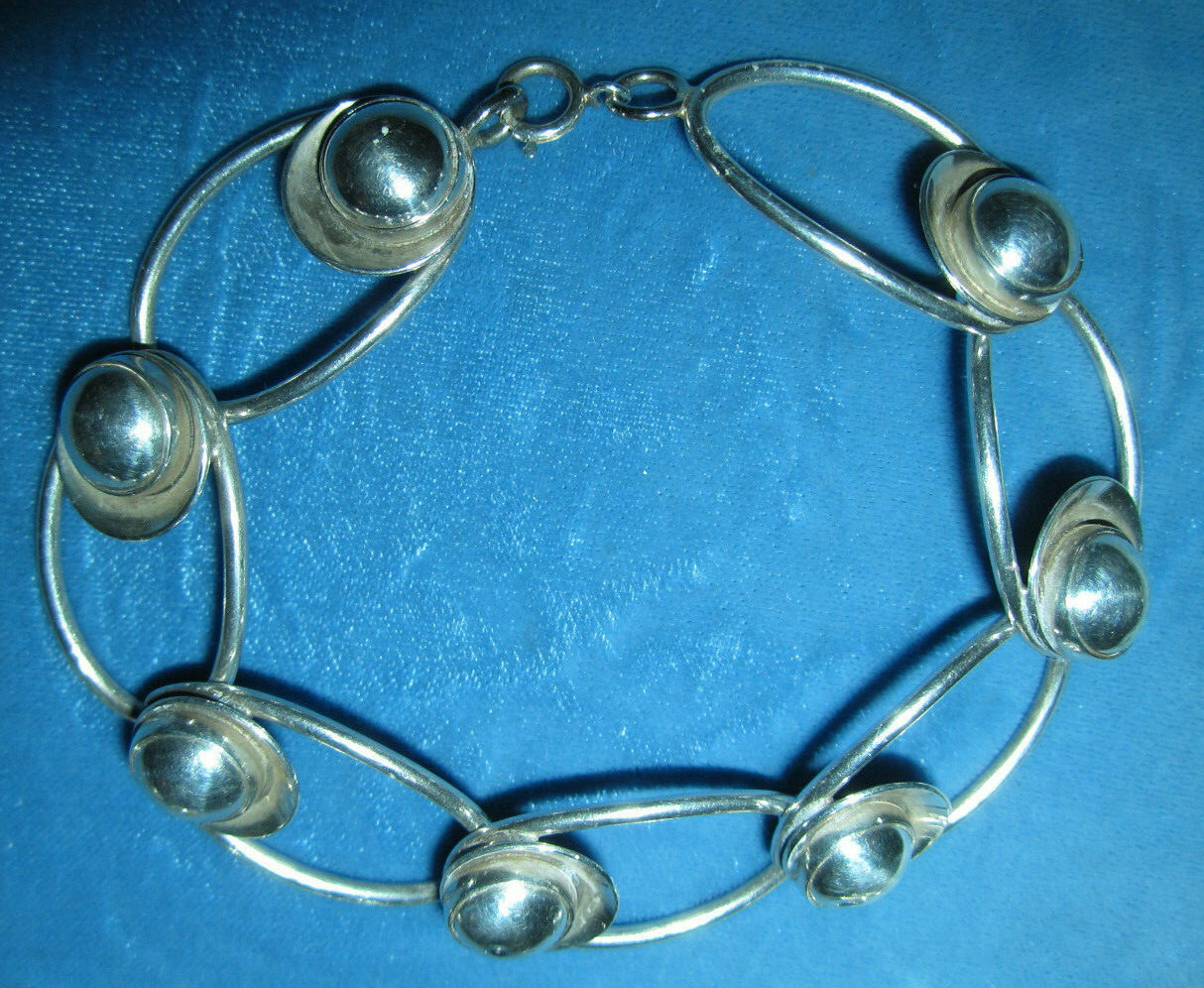 Vtg Neils Erik From (Denmark) sterling silver set – bracelet, ring, earrings