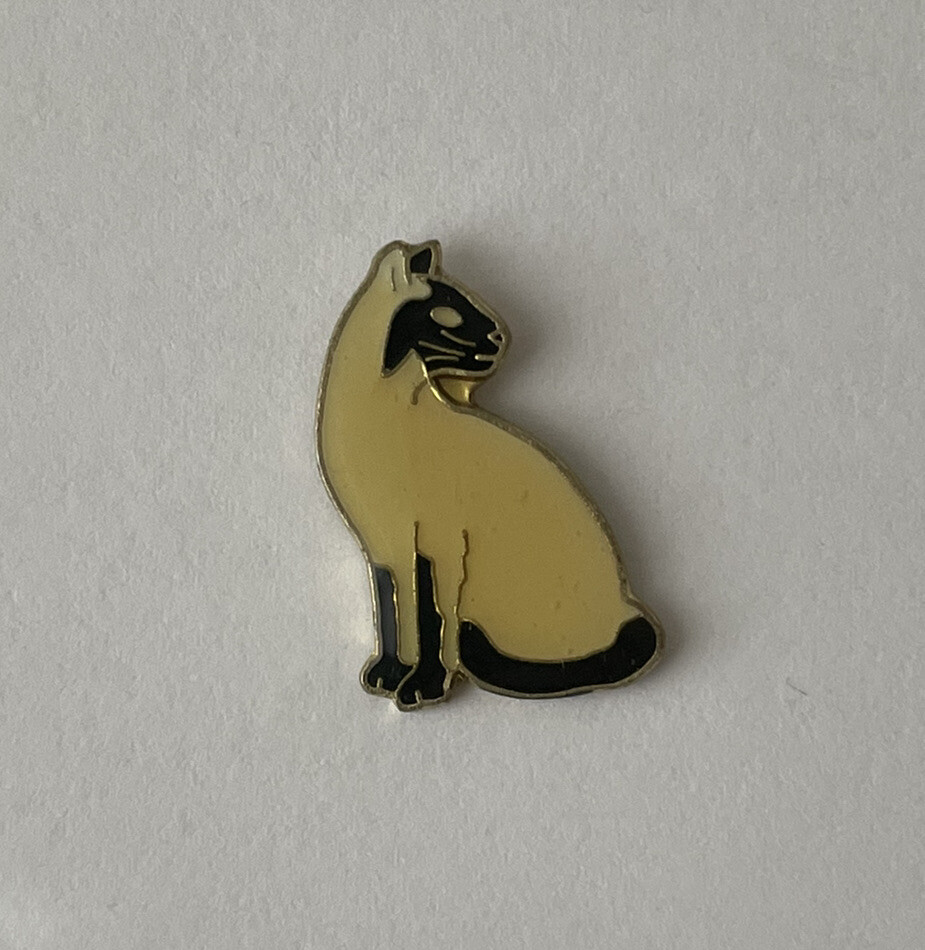 Vintage Cat Kitten Lapel Pin, Brooch, Hat Pin, Approximately 1980s – Lot Of 2
