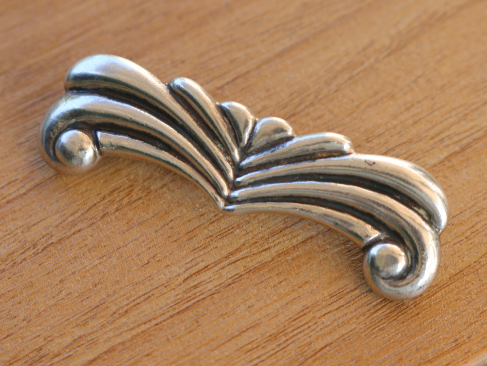 Vintage Los Castillo Sterling Silver 925 Taxco Mexico Modernist Pin Brooch 9.3g