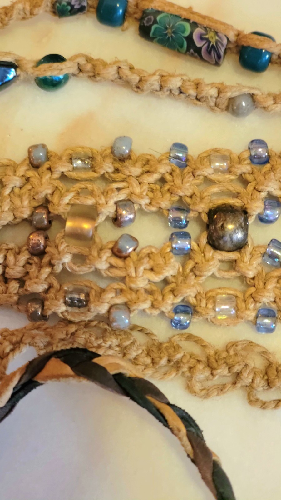 Authentic Grateful Dead Road-Worn Lot Jewelry Collection | Dancing Bears · Hemp