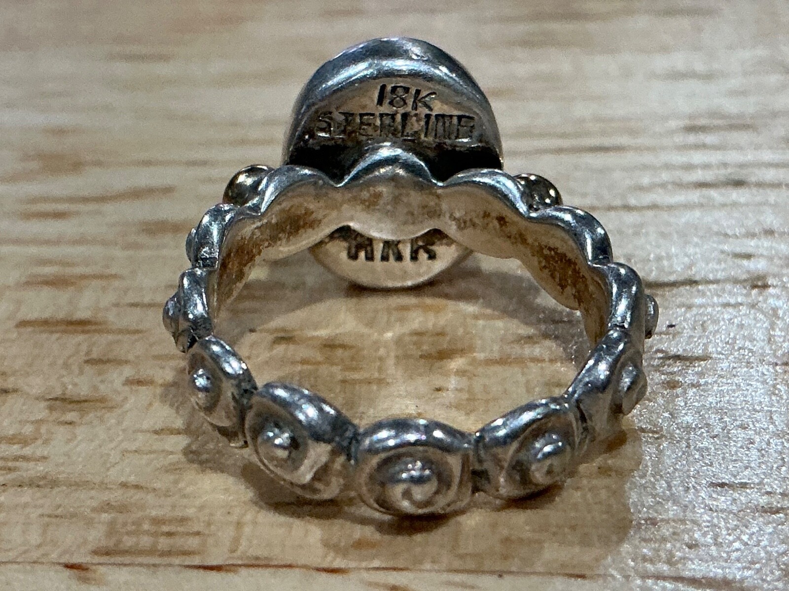 Amy Kahn Russell Ring 18K & 925 Sterling Silver AKR