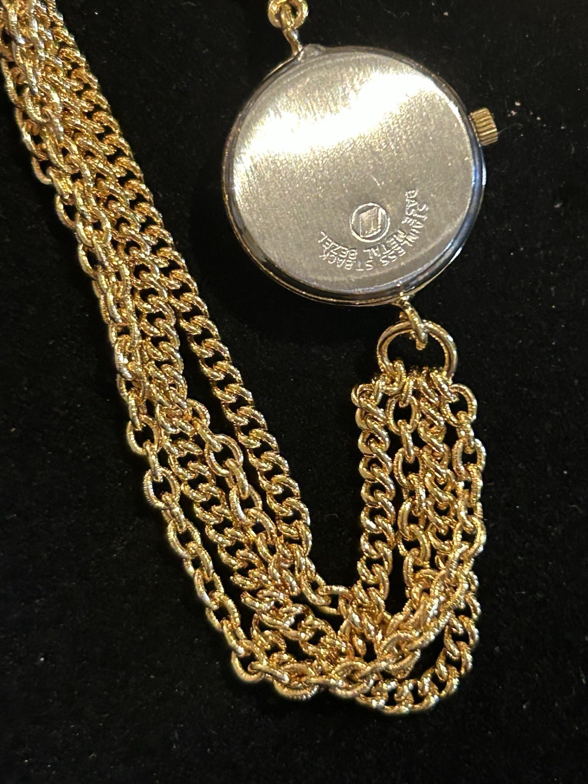 RARE Kenneth Jay Lane Saber Brooch With Watch Signed