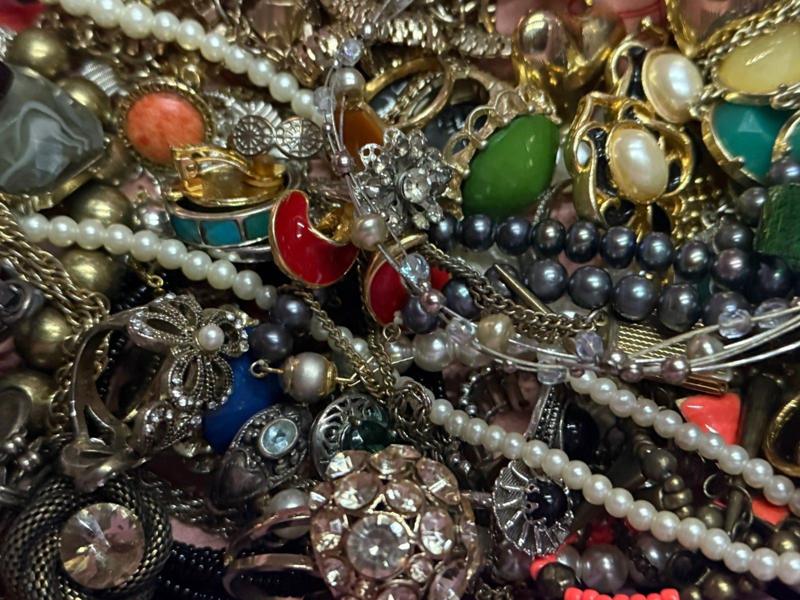 Vintage • Antique • Modern • Estate Sorted Mix Jewelry Wholesale Grab Bag