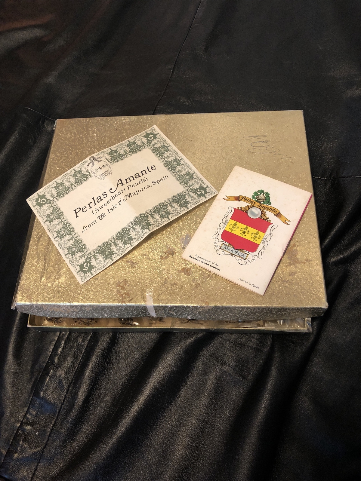 Vintage Pearl necklaces kit, new in packages Instructions Spanish Pearls