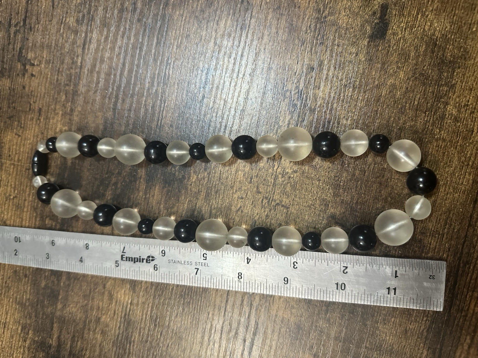 Vintage Beaded Necklace Lot 4 Glass Acrylic Statement Seed Bead Jewelry