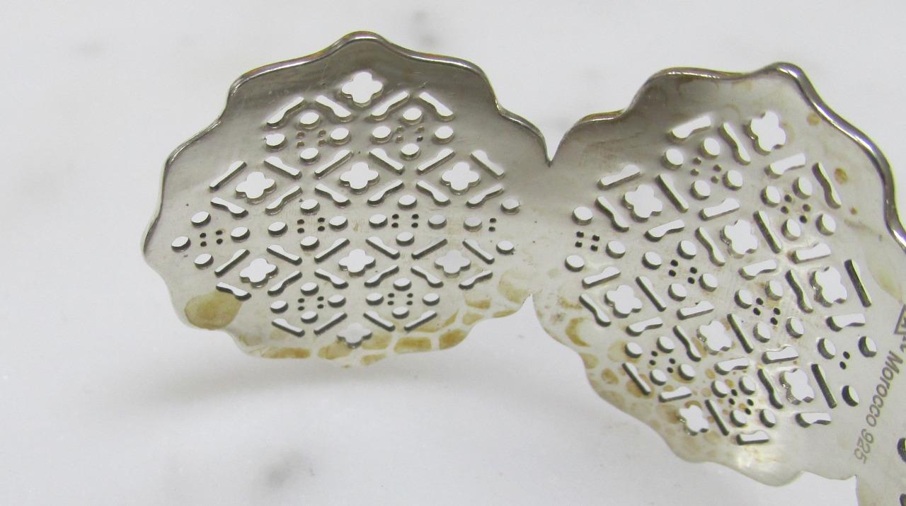 Beautiful Ail Aluma Sterling Silver Ornate Cuff Bracelet; Morocco ~ 17g ~ 3-F313