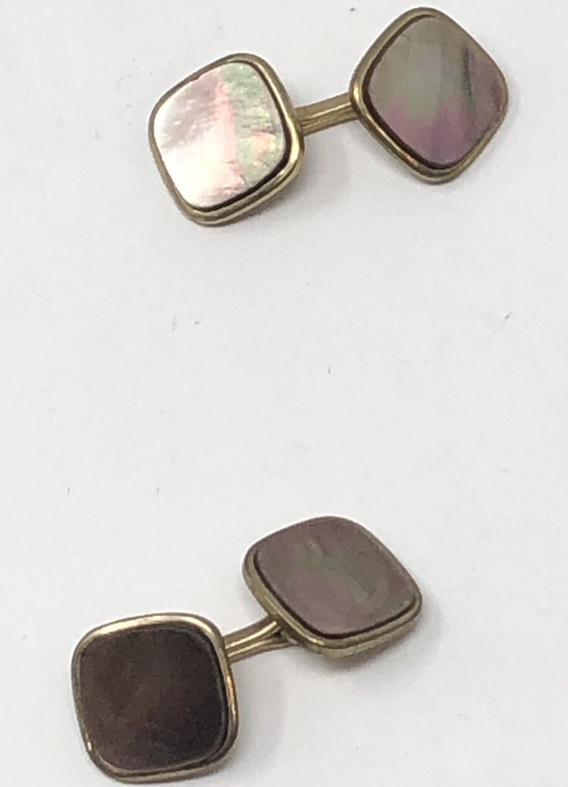 Hadley Abalone Cufflinks Square .5 inch – Vintage