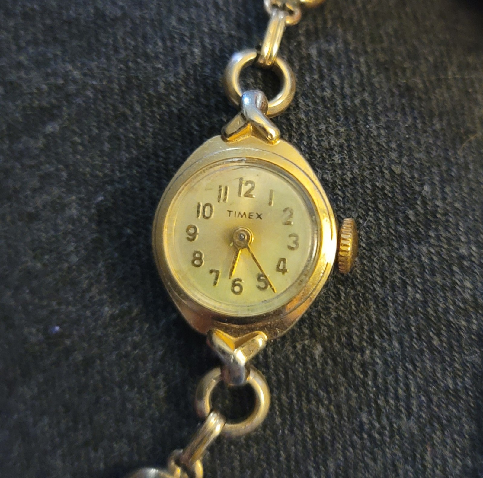 Vintage 1950-1960 Timex Manual Working Watch 12kgf Egyptian Scarob- Bracelet