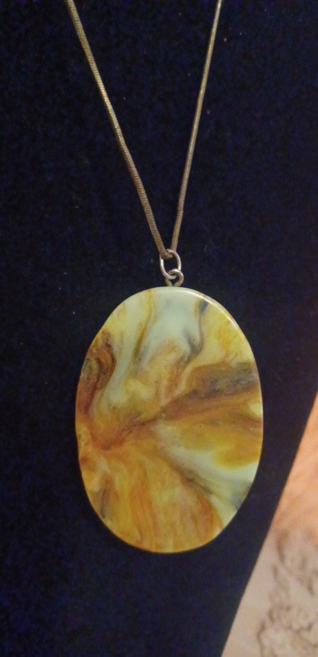 Baltic Amber, Jasper Looking Necklace. Not Sure What The Stone Is. Beautiful